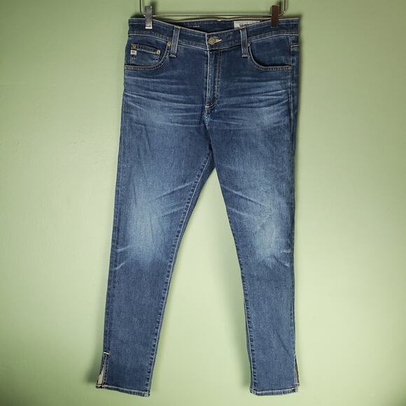 Ag Adriano Goldschmied Womens Farrah High Rise Skinny Ankle Size 31 - Picture 1 of 8